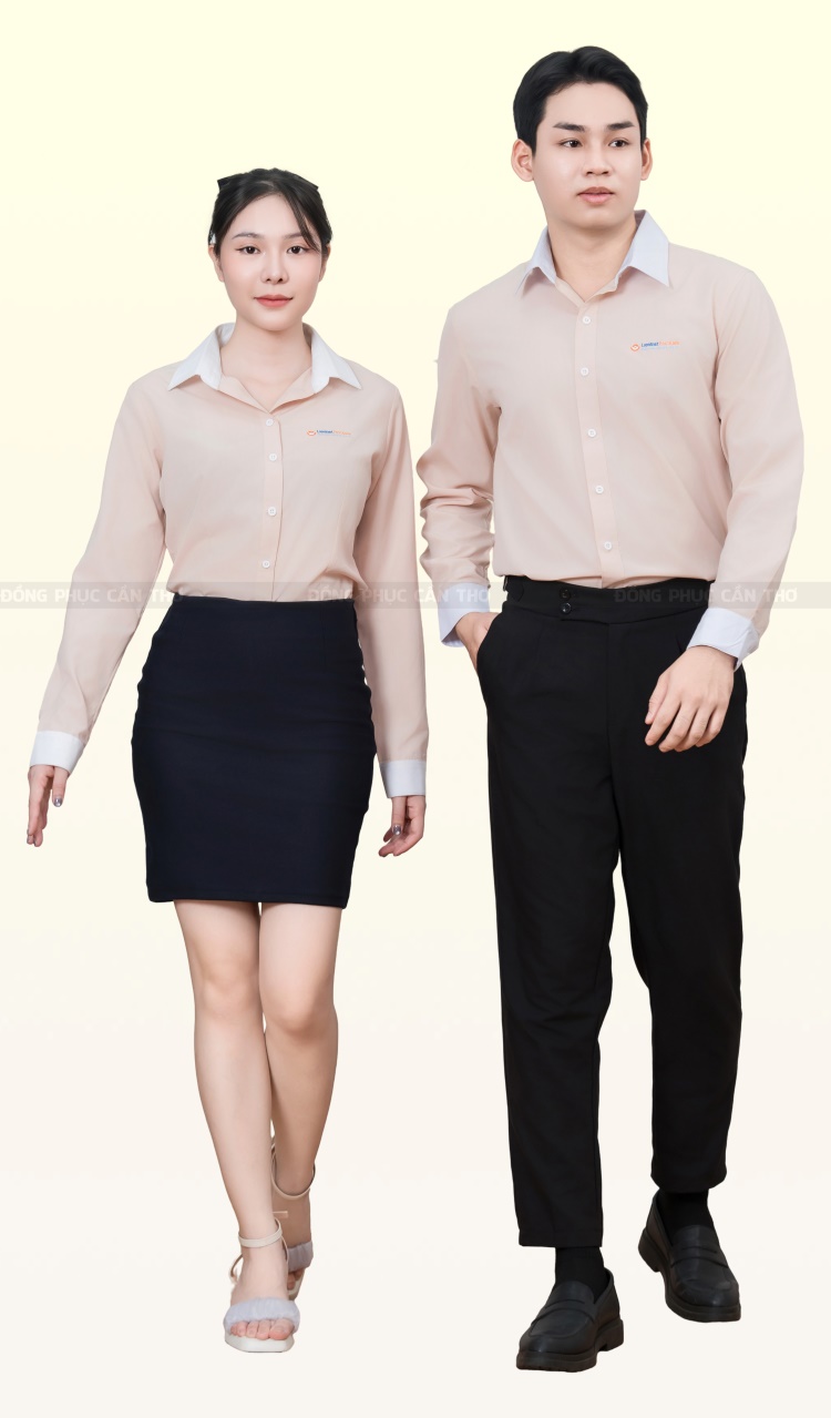 áo sơ mi đồng phục công ty tay dài