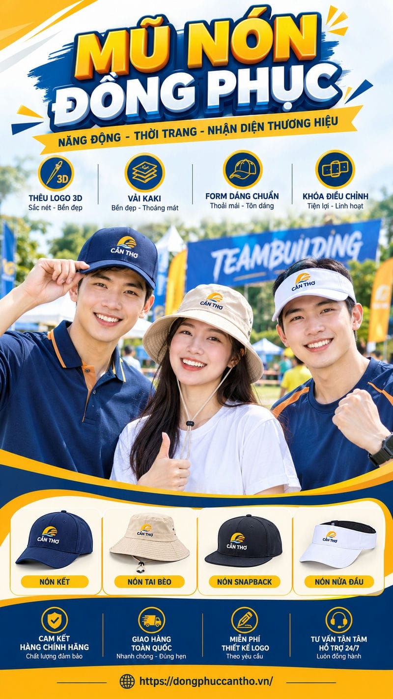 mũ nón đồng phục